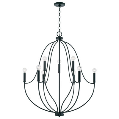 Madison 9 - Light Dimmable Empire Chandelier