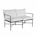 Italia 52" Wide Outdoor Loveseat with Cushions