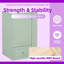 Meuble-lavabo de salle de bain 20 po avec lavabo en céramique et robinet en MDF-1915072816