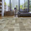 Tapis gris / ivoire en cuir fabriqué à la main Ares-1860807816