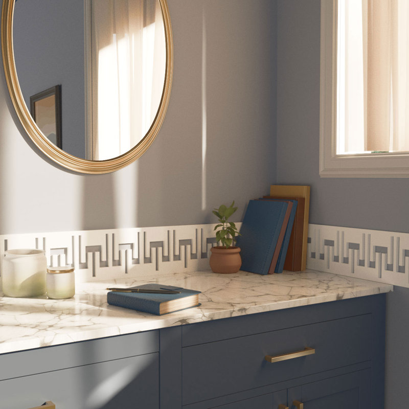 Cimaise Victory, H 6 po x l 46,5 po x P 0,38 po, PVC de qualité architecturale