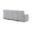 Grey Sleeper With Storage Chaise