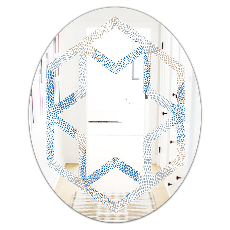 Miroir mural Hexagon Star Design I, H 31,5 po x l 23,7 po