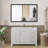 48"X32" Oversized Modern Rectangle Bathroom Mirror With Balck Frame Decorative Large Wall Mirrors For Bathroom Living Room Bedroom Vertical Or Horizontal Wall Mounted Mirror With Aluminum Frame-8399385-8399390