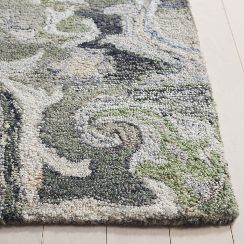 Marquee 116 Hand Tufted Performance Abstract Rug, Runner 2'3" x 8'