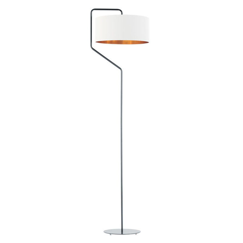Kulyash 156cm Arched Floor Lamp, White