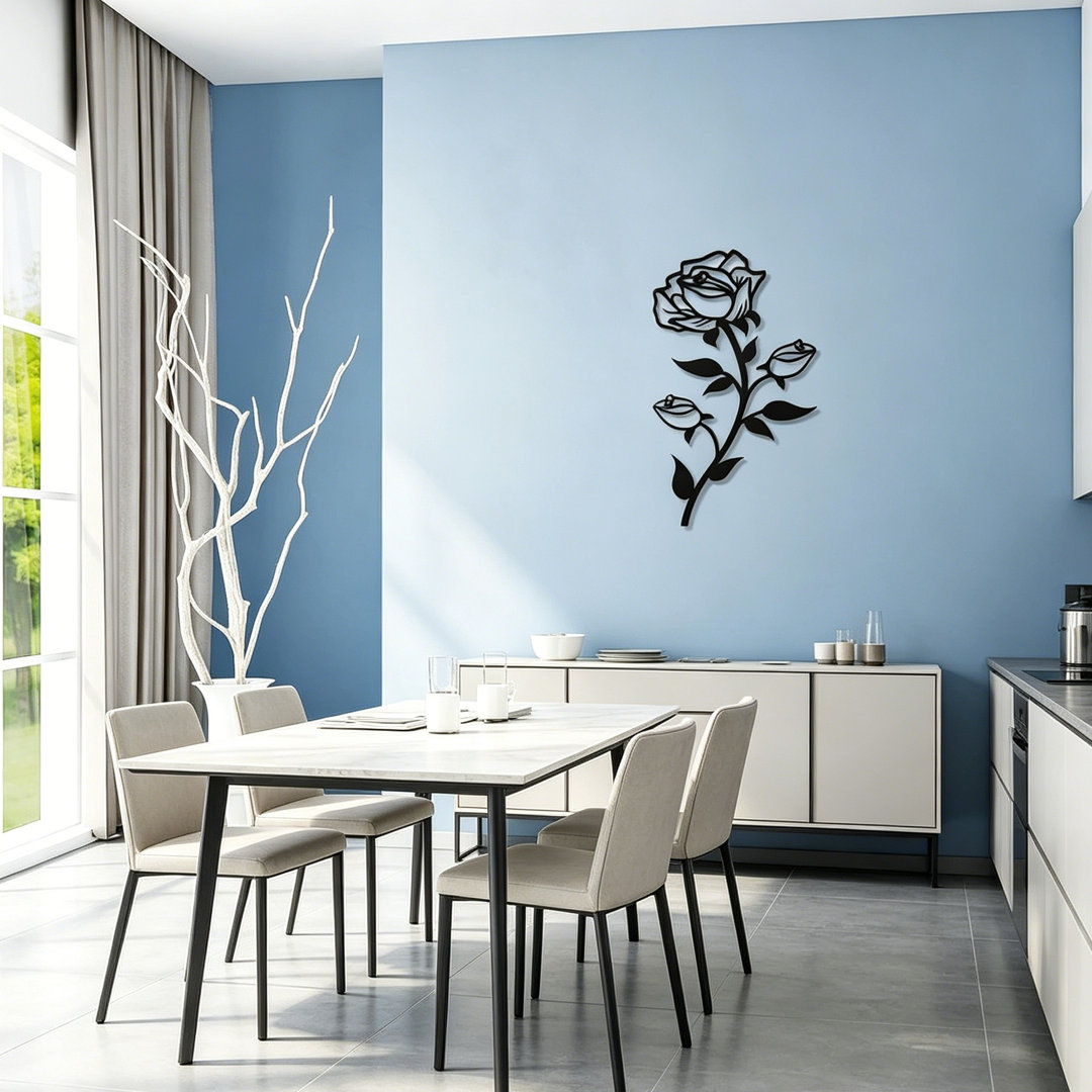 Plants & Flowers Wall Decor on Metal