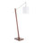 Mcmillion 60'' Walnut Task Floor Lamp