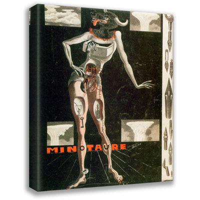 Minotaure by Salvador Dali Gallery Wrapped Canvas