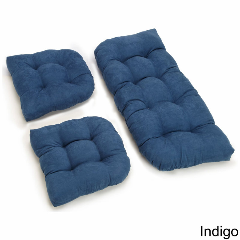 Settee Indoor Replacement Cushion, Indigo
