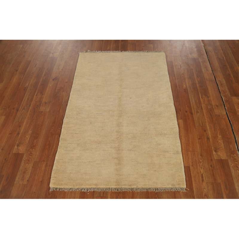 Tapis de vestibule oriental en laine fait à la main Gabbeh 3 x 4