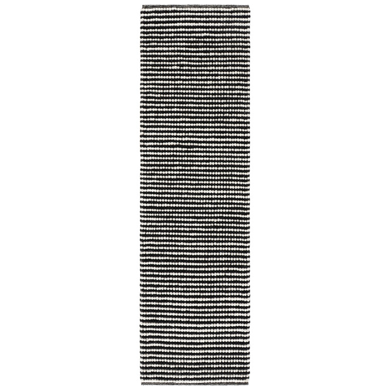 Natura Hand Woven Wool;Cotton Solid Color Indoor Rug, 2'-3" x 8'-0" Runner