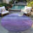 Elien Purple Washable Indoor-Outdoor Rug - LOOMLAN-1190136817