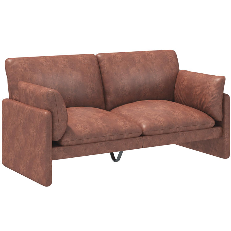 3 Seater Faux Leather Sofa