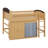 Full Size Loft Bed With Storage Cabinet, Wardrobe And LED-850132394