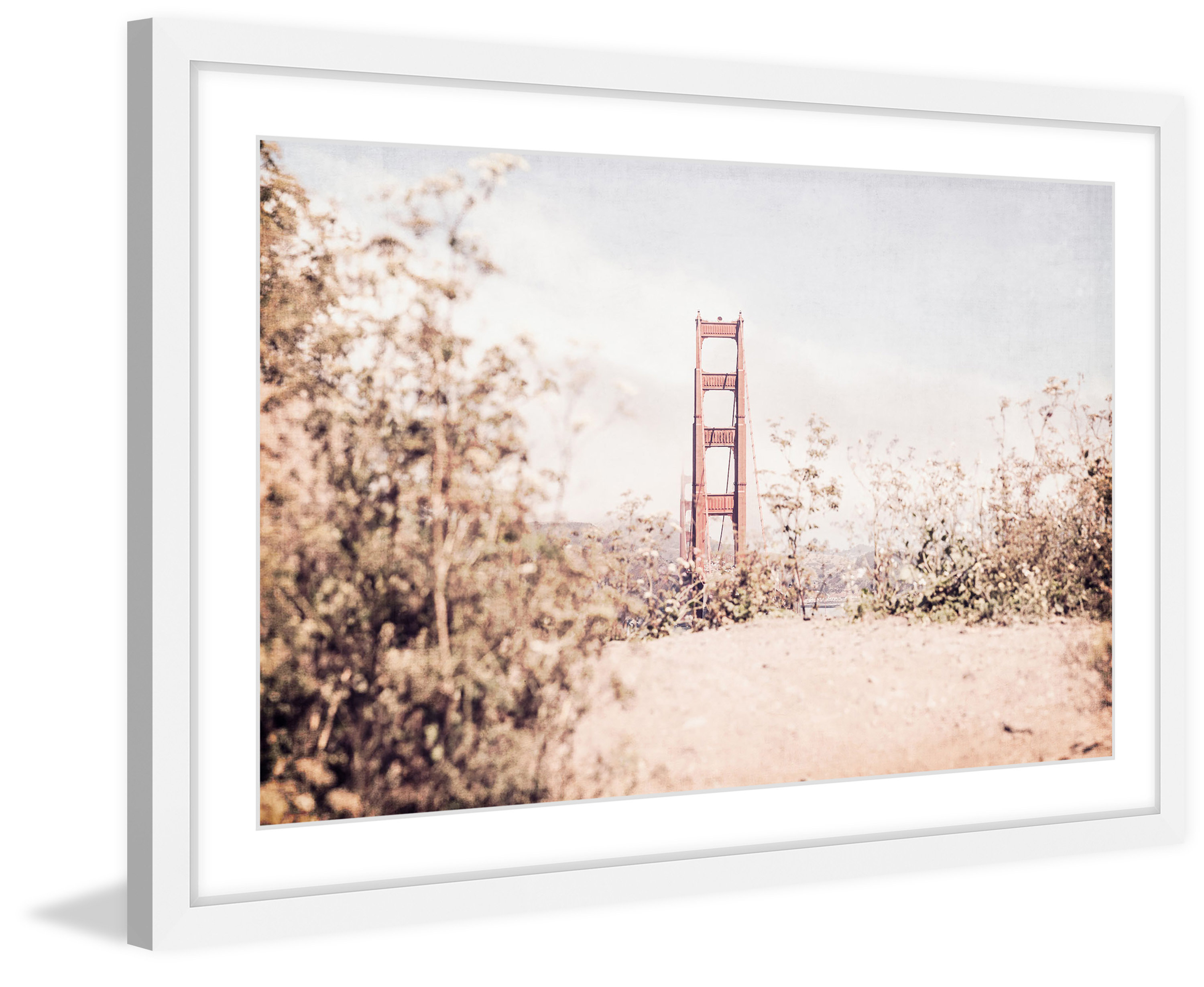 Hartley Rabbit Framed East Urban Home 'From Afar' Framed Photographic Print | Wayfair.co.uk