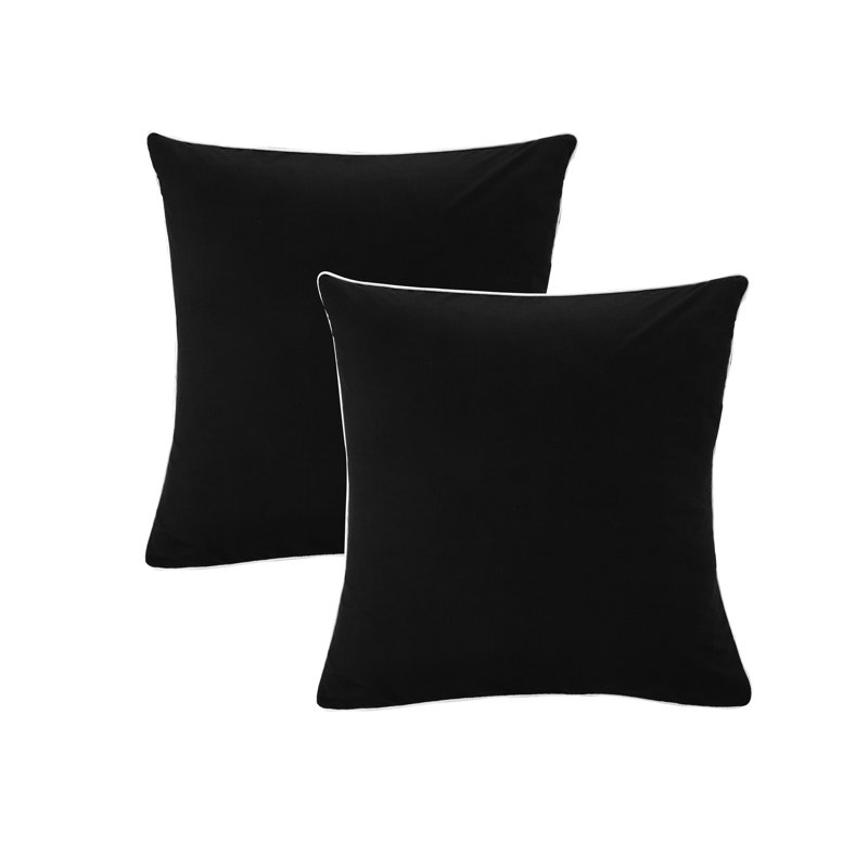 Frontier Modern & Contemporary Microsuede Striped Comforter, Black/Gray, King Comforter + 6 Additional Pieces