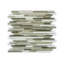 Denver 12" x 12" Natural Stone/Glass Linear Mosaic Wall & Floor Tile-40640758