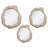 Foundry Select 3-Pieces Tiberius Wood Carved Dimensional Mirror