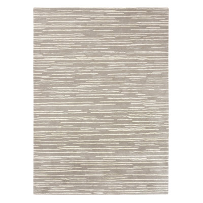 Abstract Area Rug in Brown