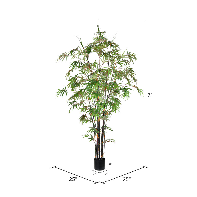 Faux Tree in Pot, 84" H x 25" W x 25" D
