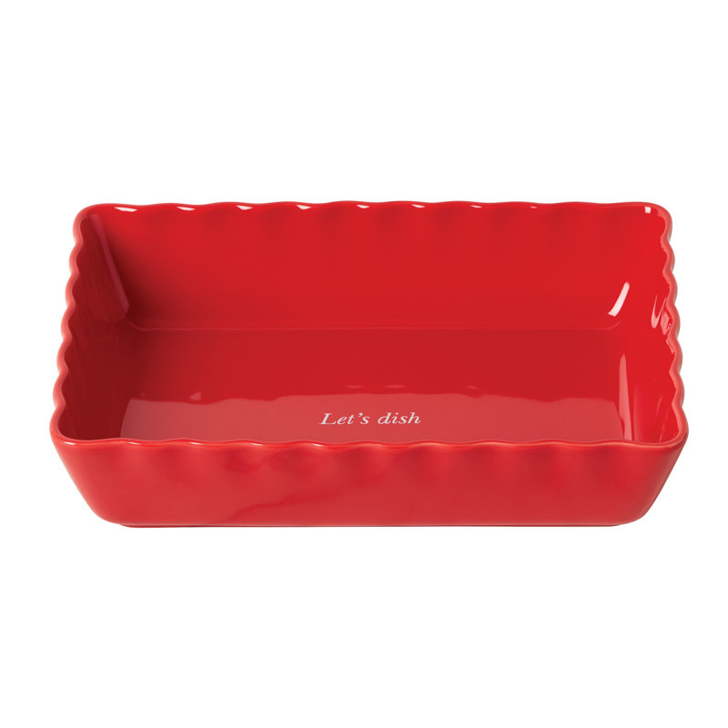 Make It Pop Rectangle Stoneware Baker