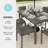 Martha Stewart Bedford 7Pc Outdoor Rattan Wicker Patio Dining Set With 6 Stack Chairs And 62" Table-109713909