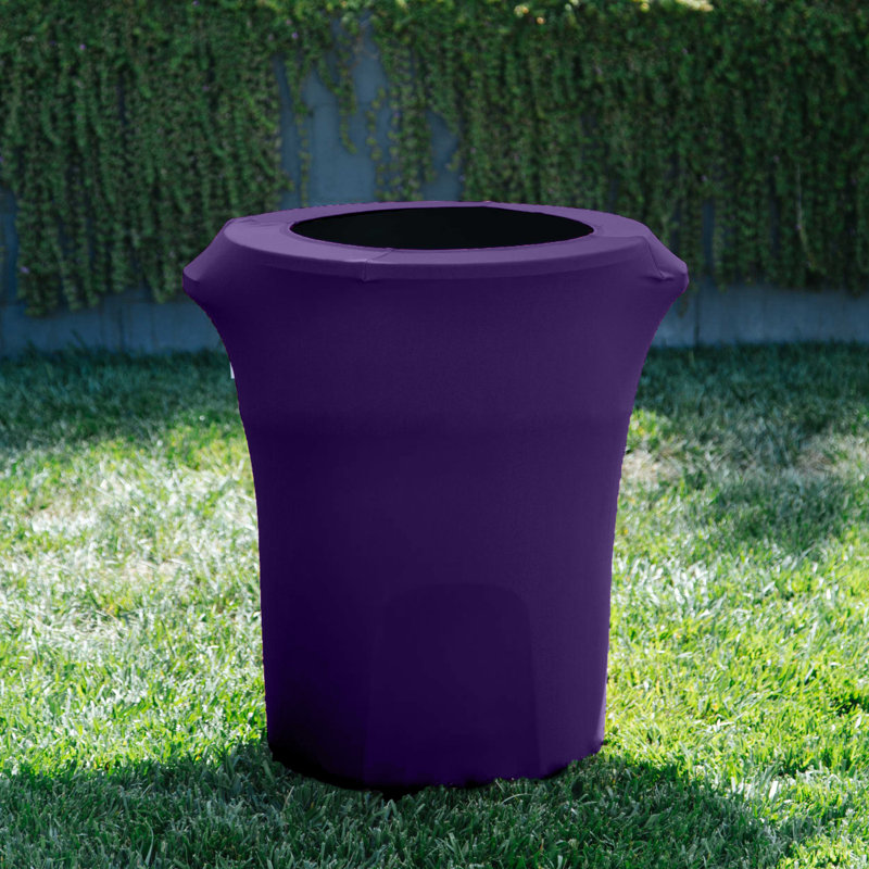 Housse pour poubelle extensible en élasthanne, Mauve
