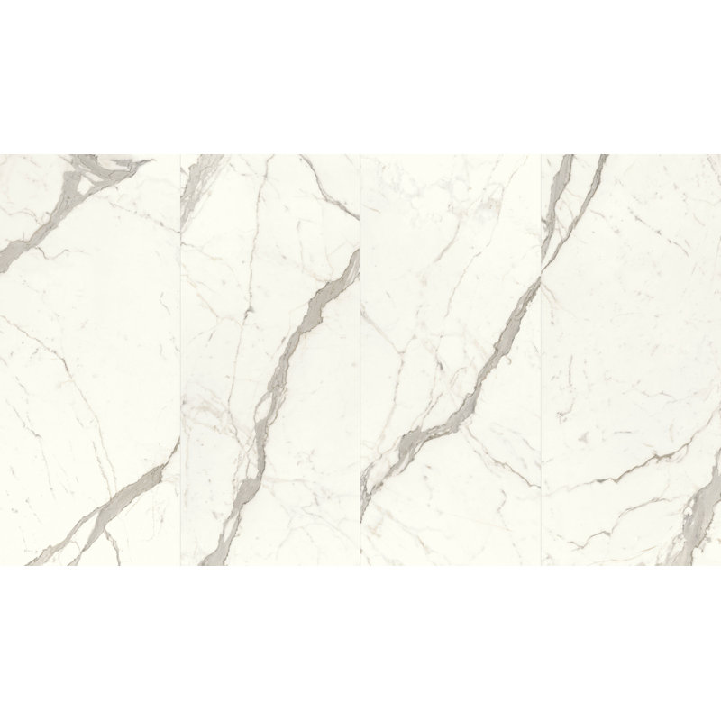 Carreau de porcelaine polie pour plancher et mur JEM Capriccio Grey (48 po x 110 po)