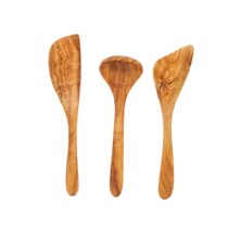 Olive Wood Measuring Spoon Set w/ Twine