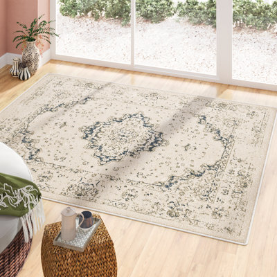 Tapis beige tissé à la machine Schnieders