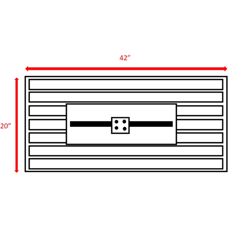 Table de foyer d'extérieur au propane 42 po x 25 po avec couvercle - construction en acier, chaleur, centre de détente en acier, alimenté, espace de loisirs