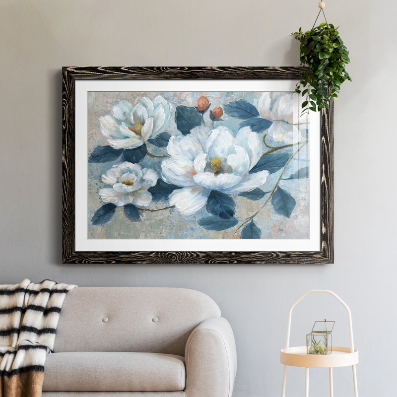 Spring Spring II - peinture encadrée, Cadre noir, H 31,5 po x l 23,5 po x P 1,5 po