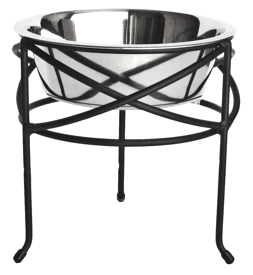 Pets Stop - Mesh Single XL Dog Diner - Single Bowl Raised Feeder for Big  Dogs