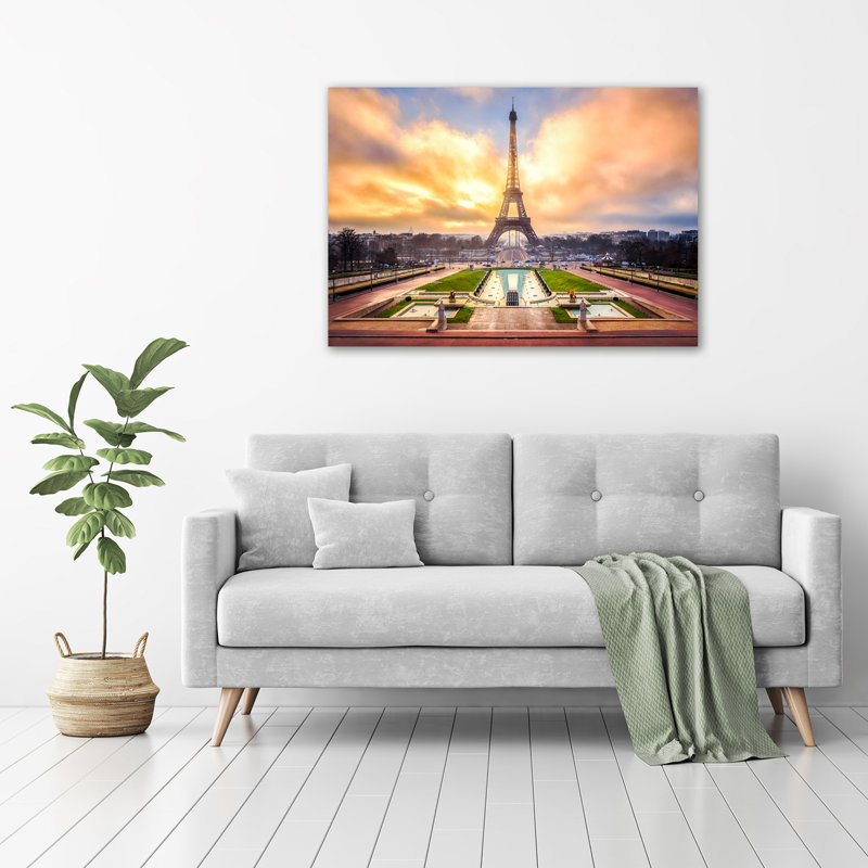 Eiffel Tower Paris - Wrapped Canvas Print