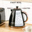 HOMCOM Electric Kettle Fast Boil 1.7L 3kW Auto Shut-off-63358117