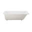 Baignoire de trempage réversible Voltaire 72 X 36 en blanc brillant avec trop-plein intégré, bonde incluse