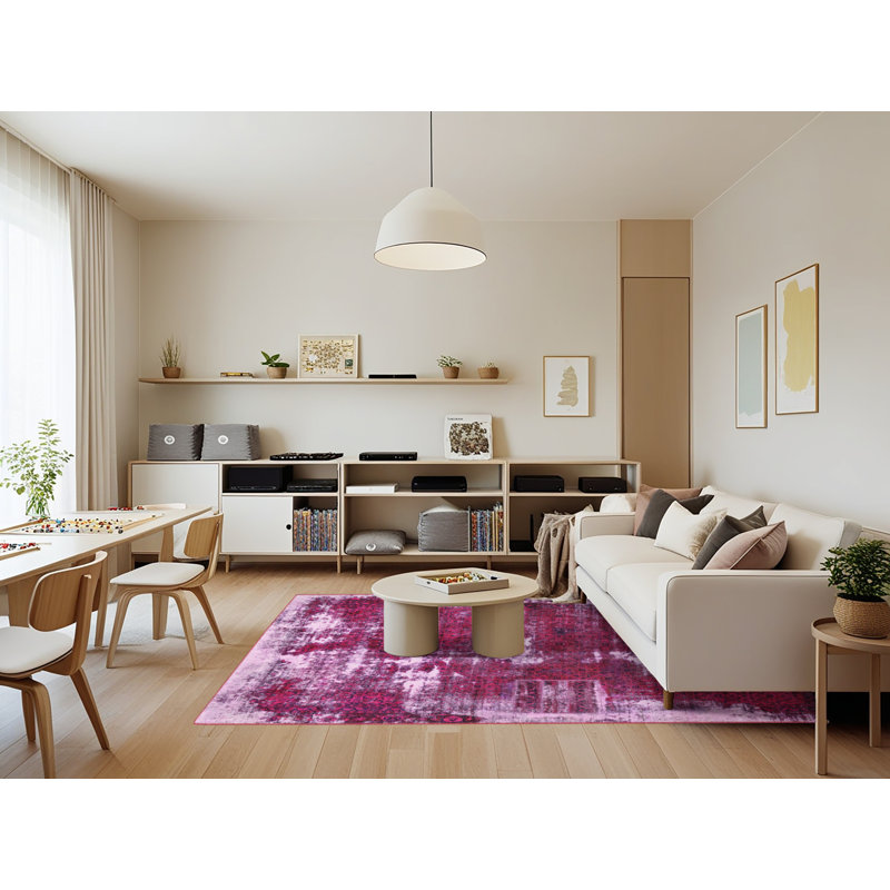 Tapis abstrait moderne 5597, Rectangle 7 pi x 9 pi