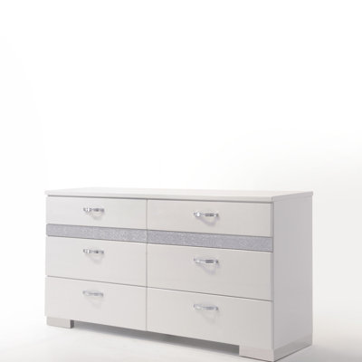 Commode Naima II pour garde-robe, salon, couloir (commode au design moderne)