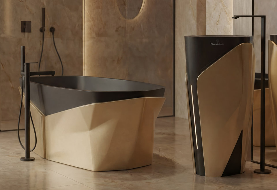 De Medici Ice Oval Vessel Sink