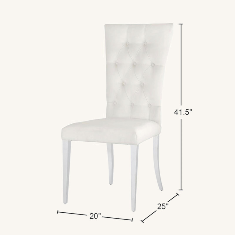 Chaises de salle à manger, Blanc
