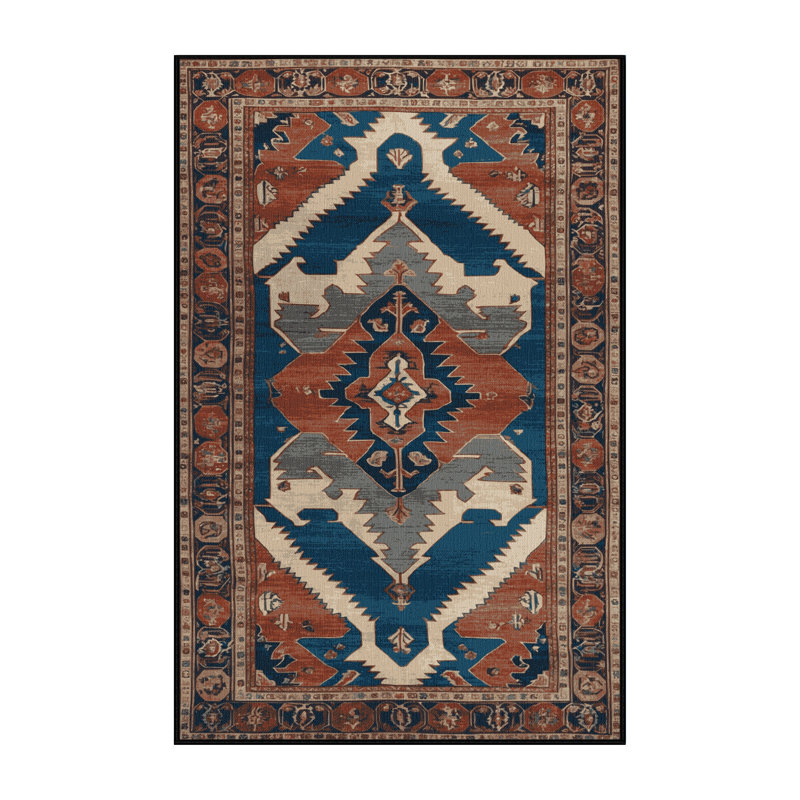 Tapis brun lavable à la machine, Tapis de couloir 2 pi x 4 pi