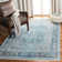 Tapis bleu / ivoire Rumsey