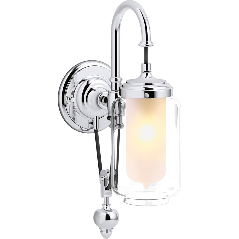 Artifacts™ 1 - Light Armed Sconce, Polished Chrome