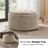 27.2'' Upholstered Round Tufted Ottoman With Storage-332046411
