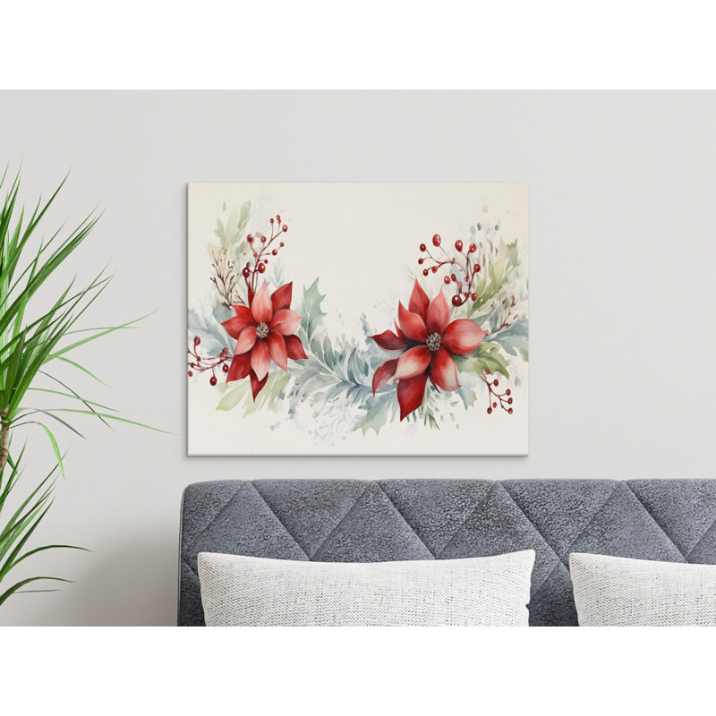 Sonnenberg 1 Piece Wrapped Canvas Wall Art Set, 16x12