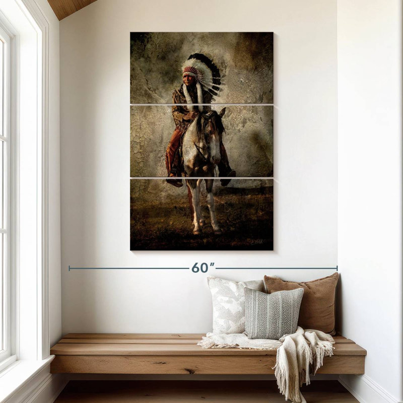 Lelar Warrior, 50" H x 32" W