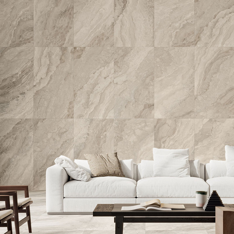 Crystara 12X24 Onyx Look Porcelain Tile, Beige