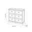 76cm W 6 - Drawer Chest of Drawers-124653045