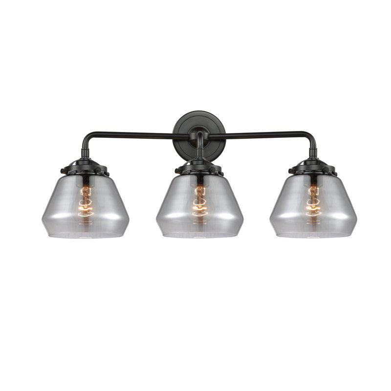 Éclairage pour meuble-lavabo 2 lumières Rivka, DEL, Plaqué couleur fumée, Bronze huilé